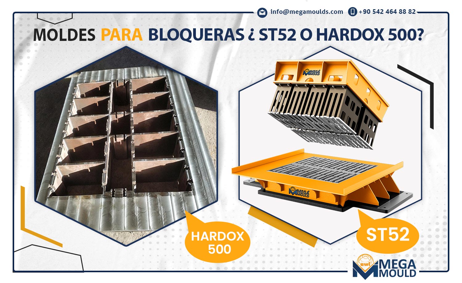 Moldes Para Bloqueras: ST52 vs HARDOX 500