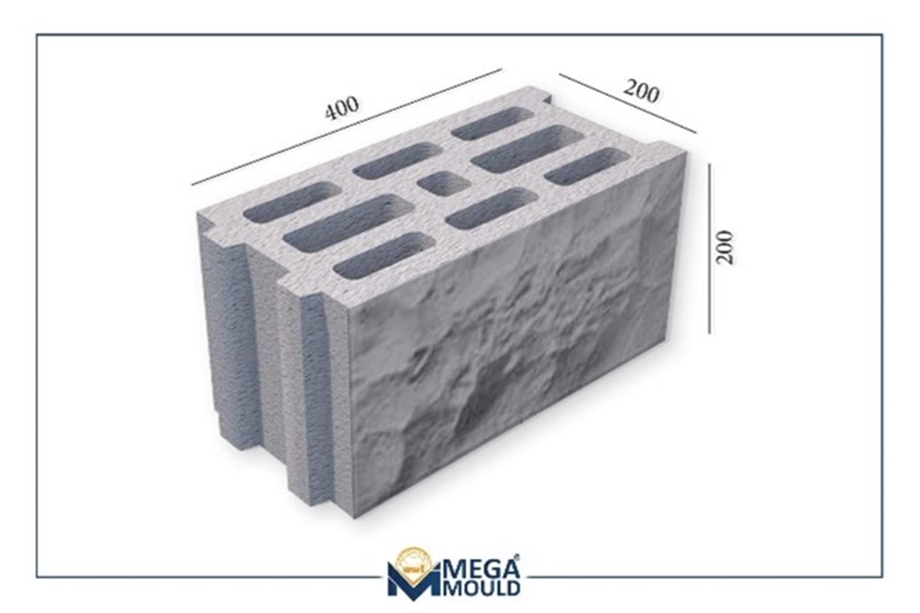 Modelos de moldes para bloques rugosos1