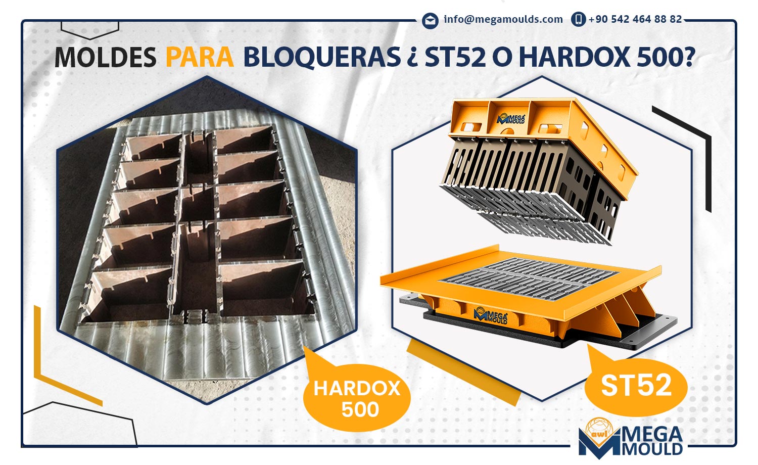 33-Moldes Para Bloqueras ST52 vs HARDOX 500